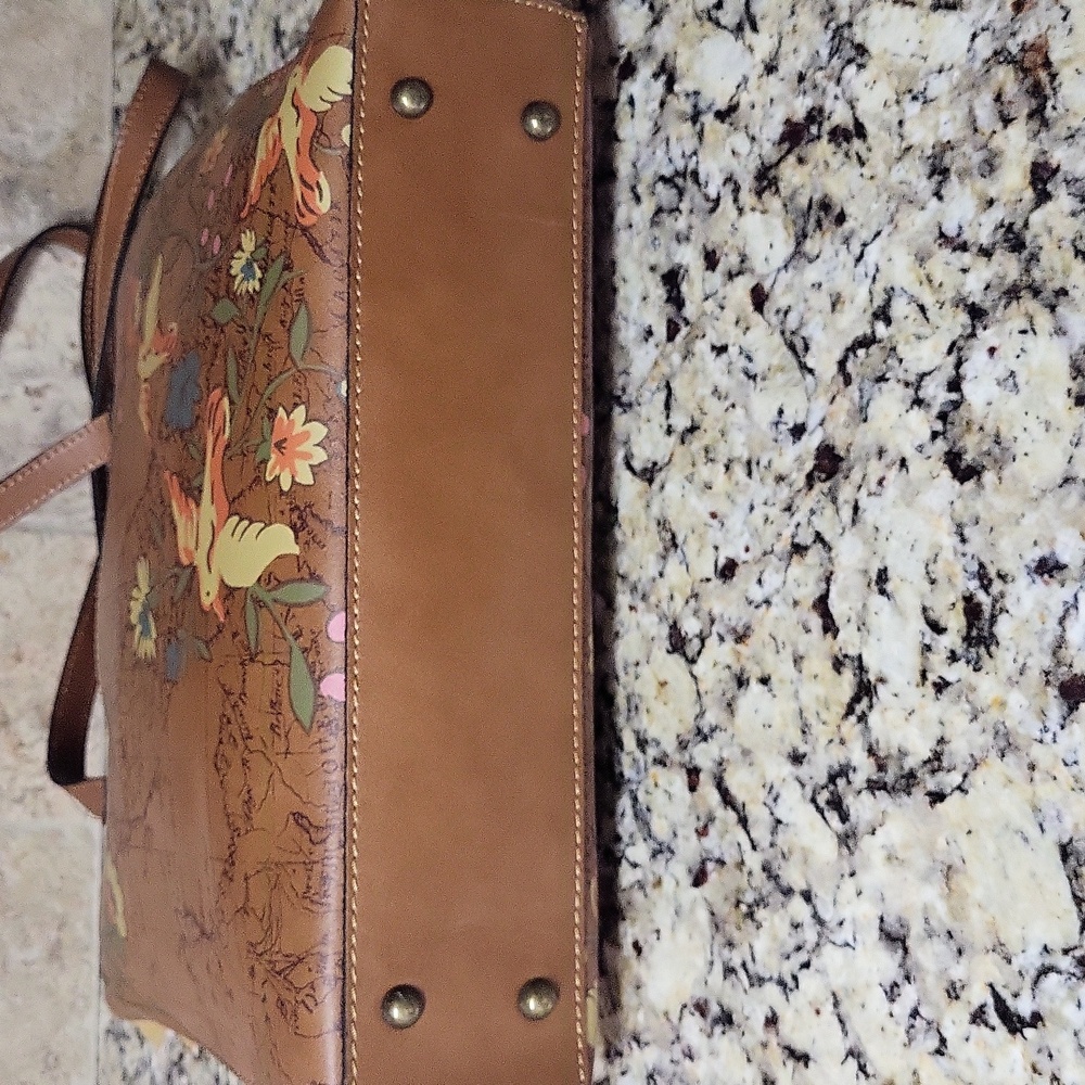 Patricia Nash Floral Map Viana Tote - Picture 6 of 15